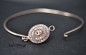 Preview: Armreif Silber 925 - Zirkonia - 14k Vergoldet - Elegante Armband - Brautarmband -Armschmuck Damen - Handmade - Gift - Geschenk Weihnachten